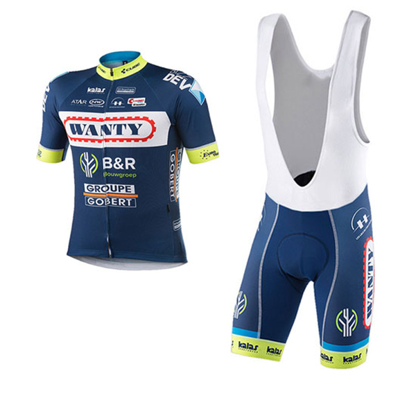 Abbigliamento Wanty Groupe Gobert 2017 Blu